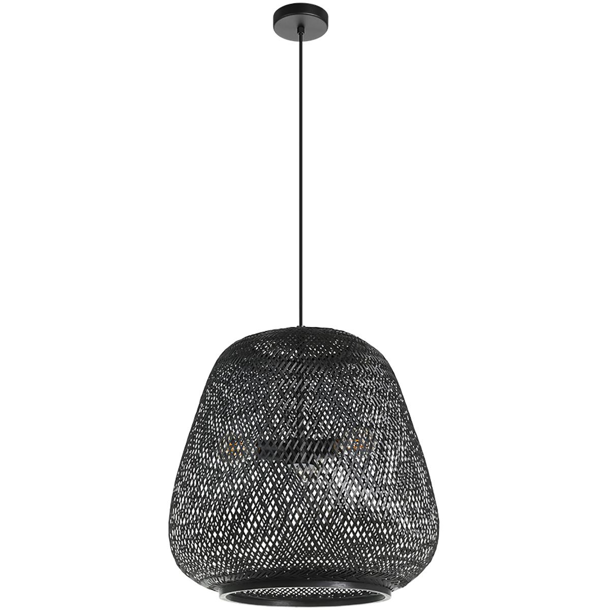 Eglo 206015A Dembleby 3 Light 20 inch Black Pendant Ceiling Light