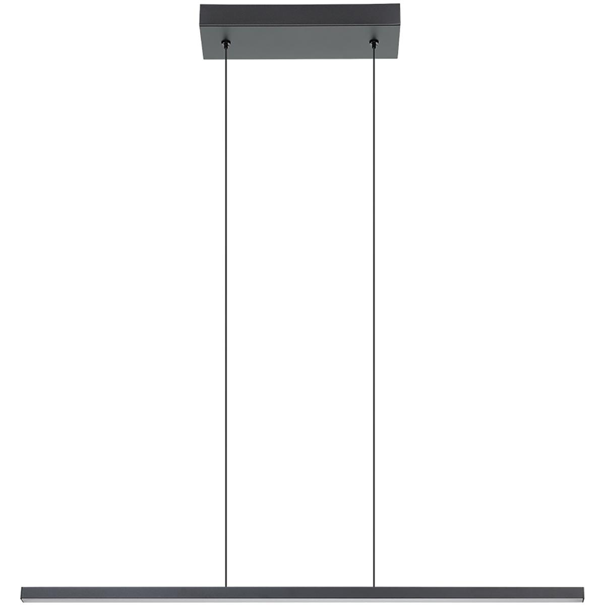 Eglo 206045A Amrisa LED 1 inch Black Linear Pendant Ceiling Light