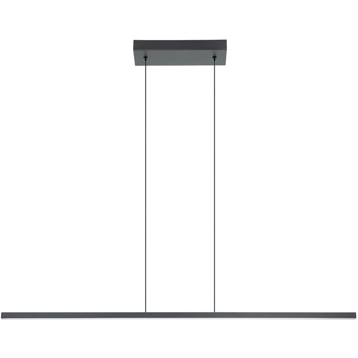 Eglo 206046A Amrisa LED 1 inch Black Linear Pendant Ceiling Light