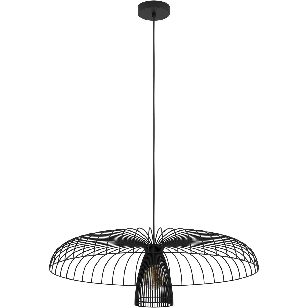 Eglo 390216A Champerico 1 Light 30.43 inch Black Pendant Ceiling Light