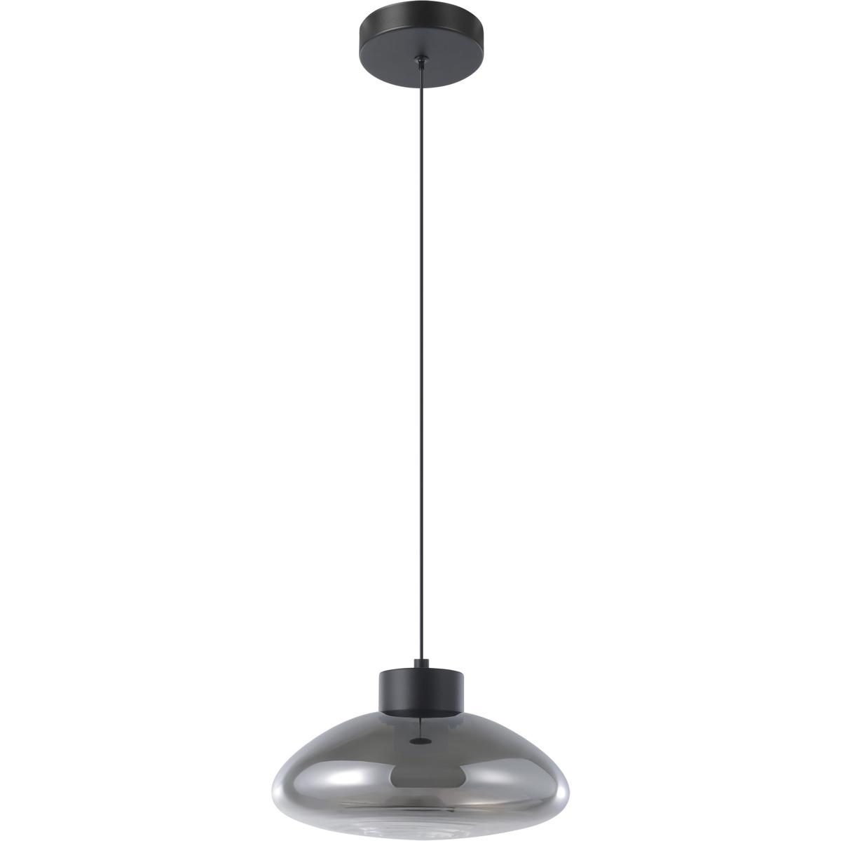 Eglo 390298A Sarnarra LED 12 inch Black Pendant Ceiling Light