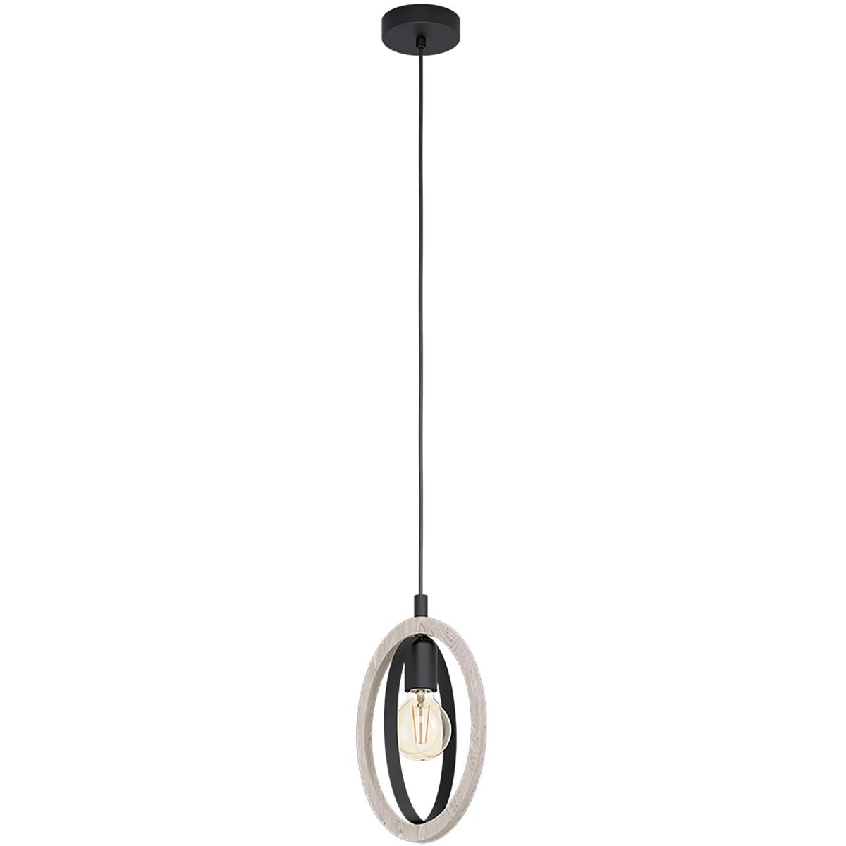 Eglo 43461A Basildon 1 Light 6.3 inch Natural Mini Pendant Ceiling Light