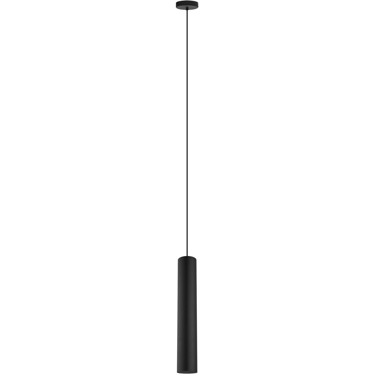 Eglo 62558A Tortoreto 1 Light 3.94 inch Matte Black Mini Pendant Ceiling Light