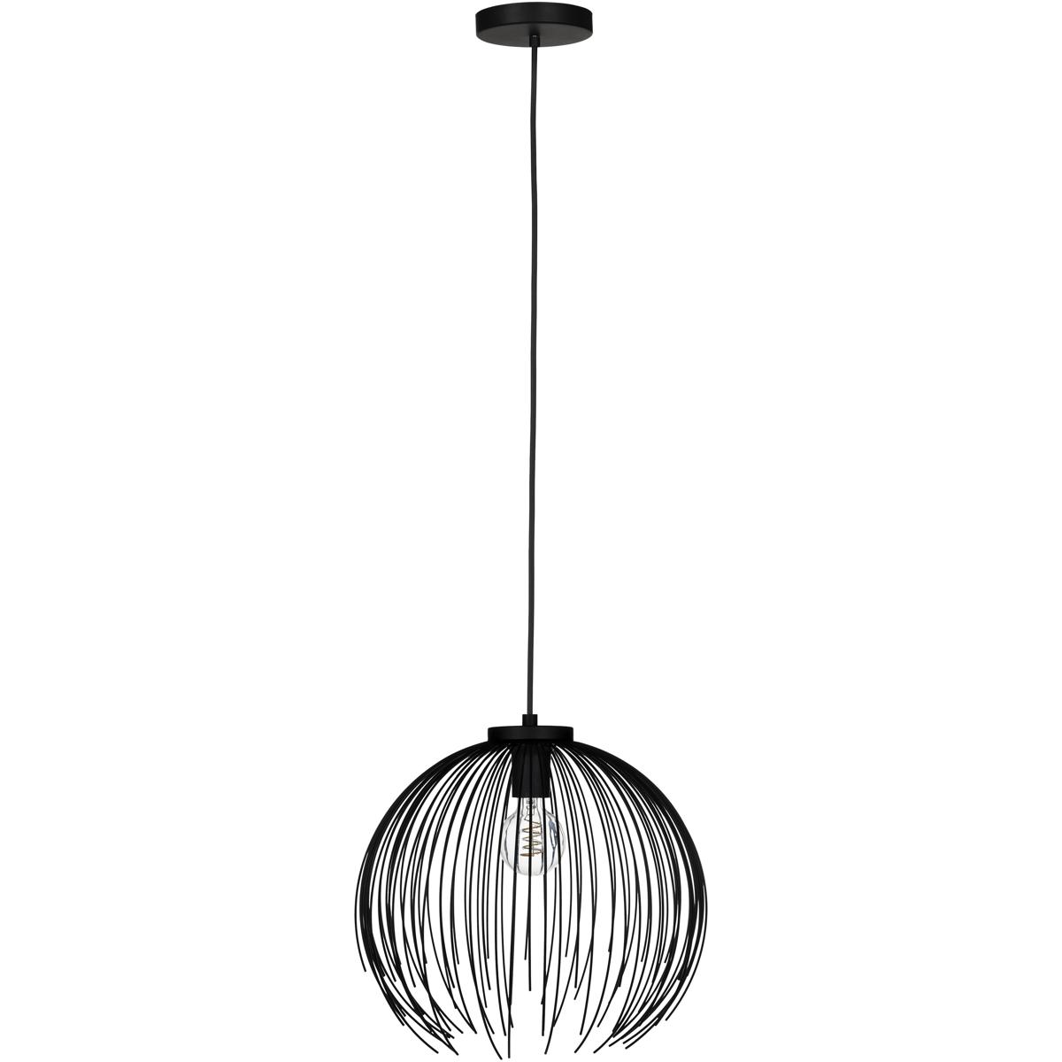 Eglo 901002A Venezuela 1 Light 15.35 inch Black Pendant Ceiling Light