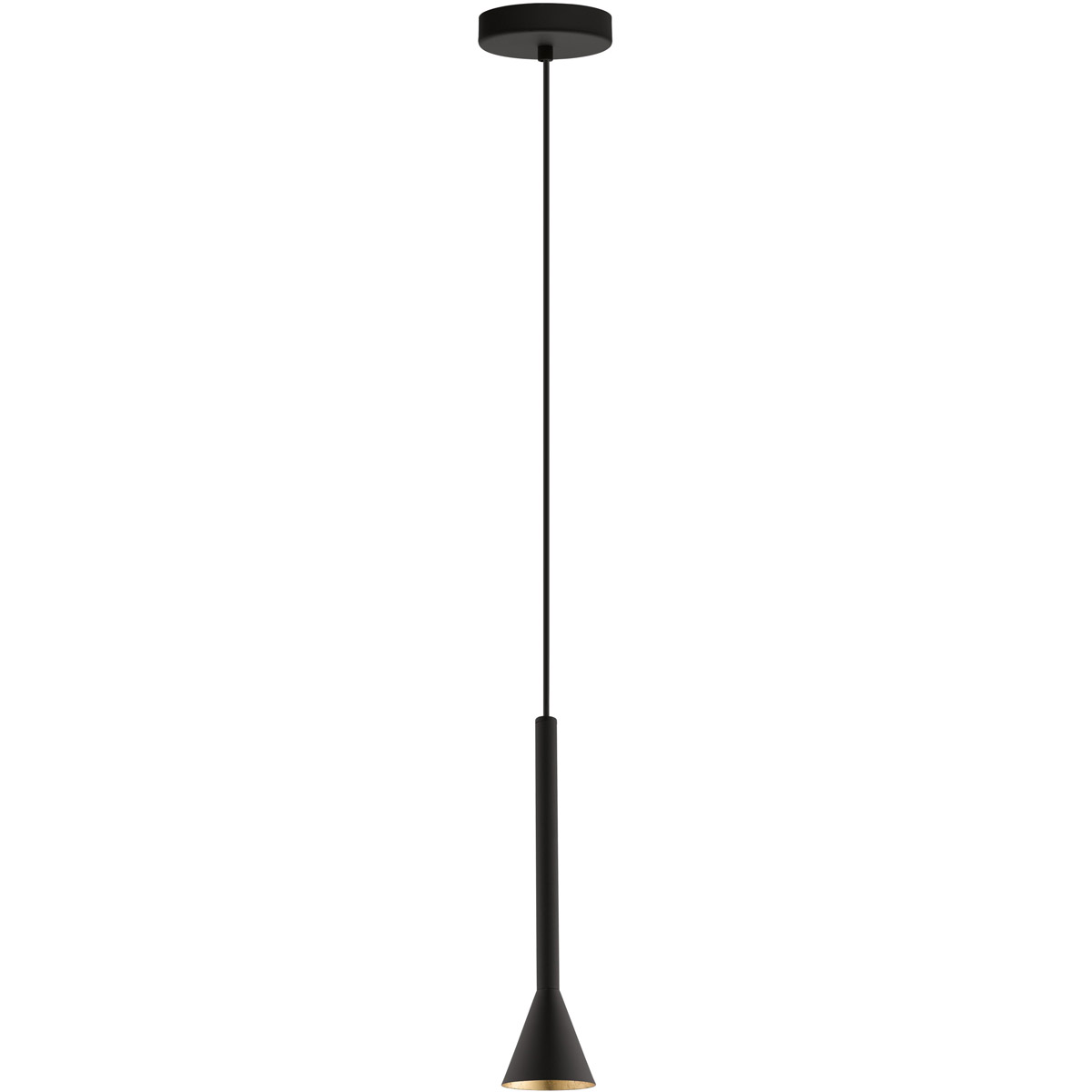 Eglo 97604A Cortaderas LED 3.35 inch Matte Black Mini Pendant Ceiling Light