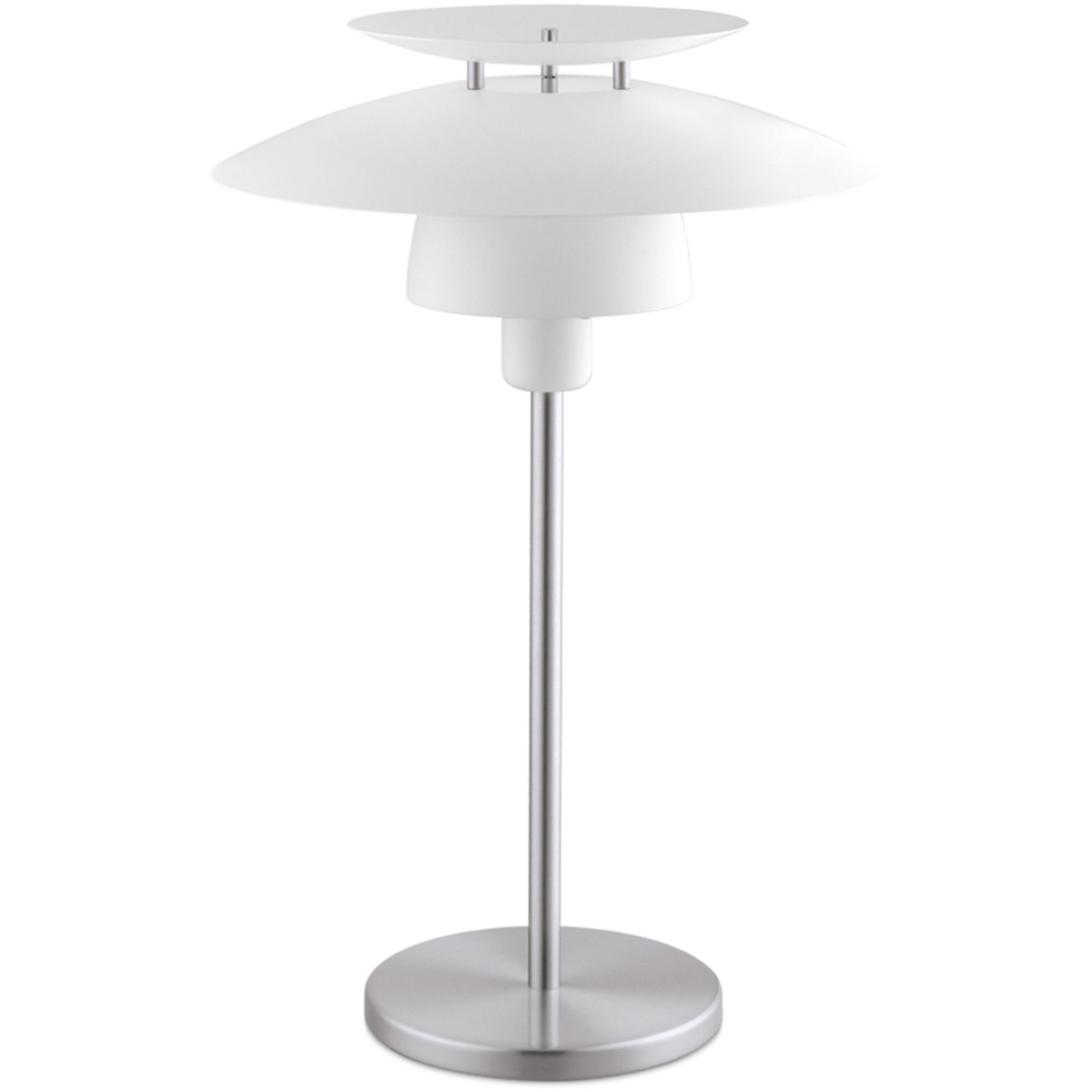 Eglo 98109A Brenda 20 inch Satin Nickel Table Lamp Portable Light