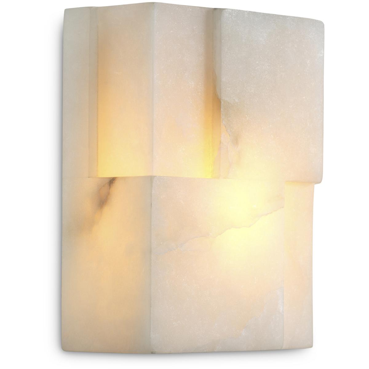 Eichholtz 119657UL Fabiano 1 Light 7.48 inch Alabaster Wall Lamp Wall Light