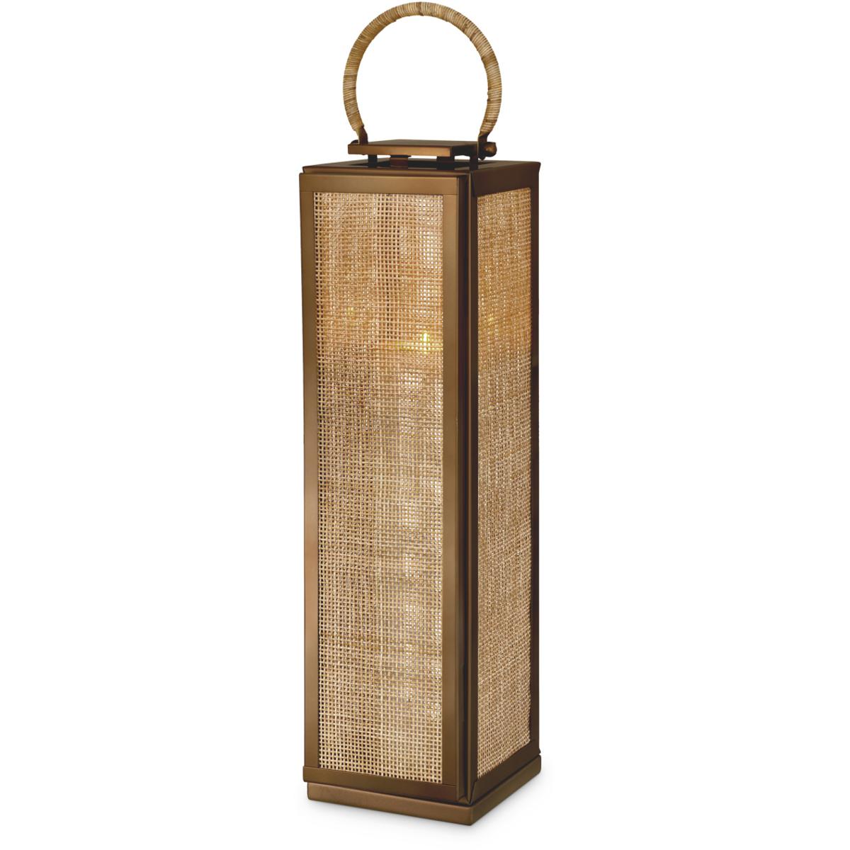 Ethnicraft Hurricane Georgian Xl Vintage Brass Finish Bamboo Handle