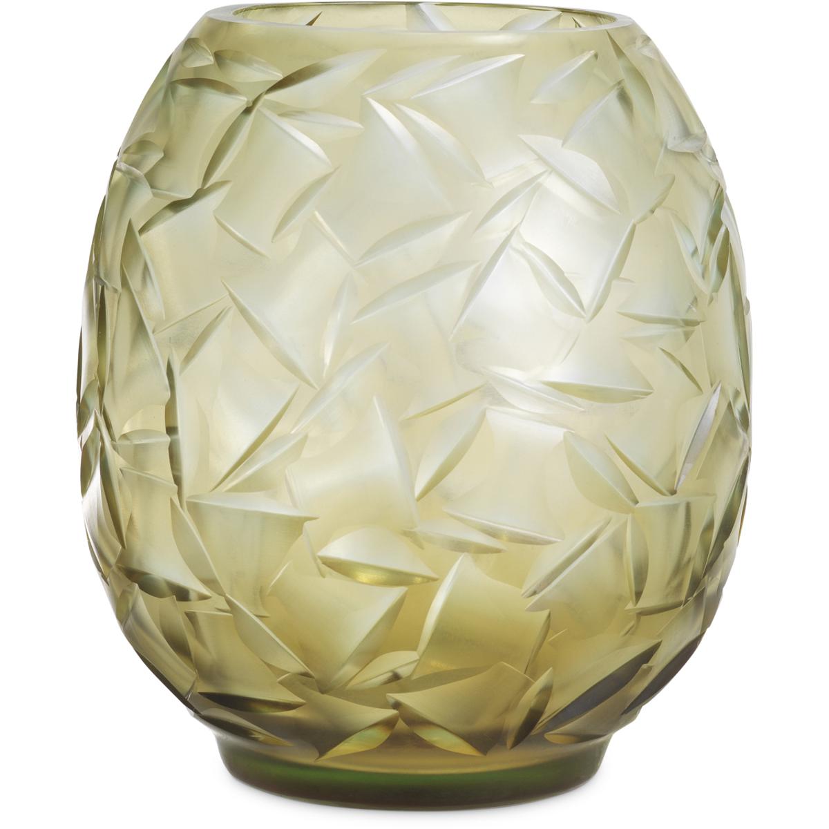 Ethnicraft Vase Hadleigh Champagne Color Glass