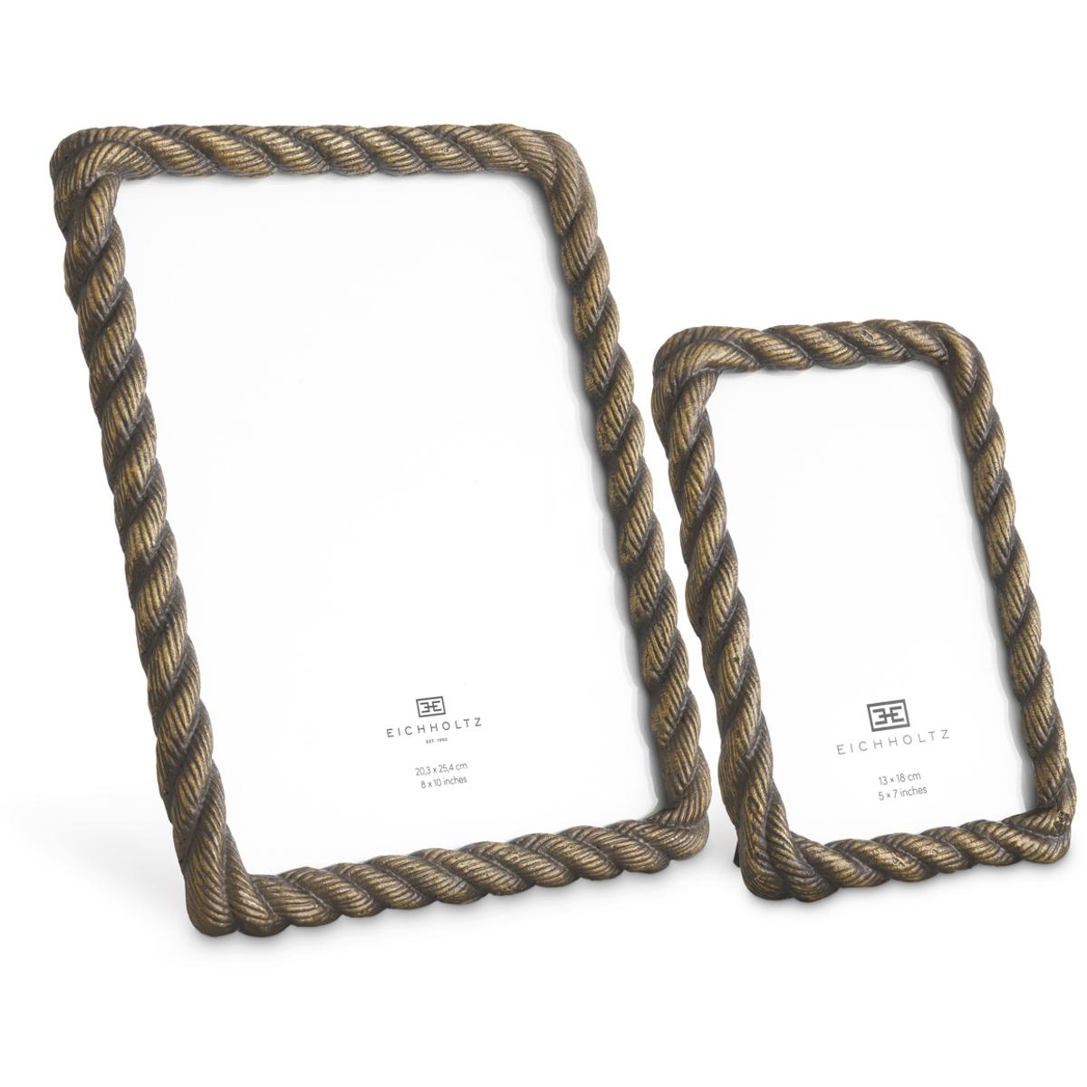 Ethnicraft Picture Frame Corwyn Antique Brass Finish Set Of 2