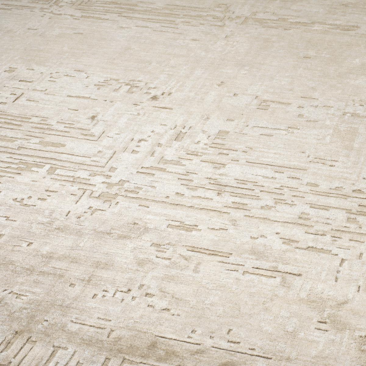 Eichholtz 120770 Featherstone 157.4 X 118.1 inch Beige and Grey and Hand Woven Rug