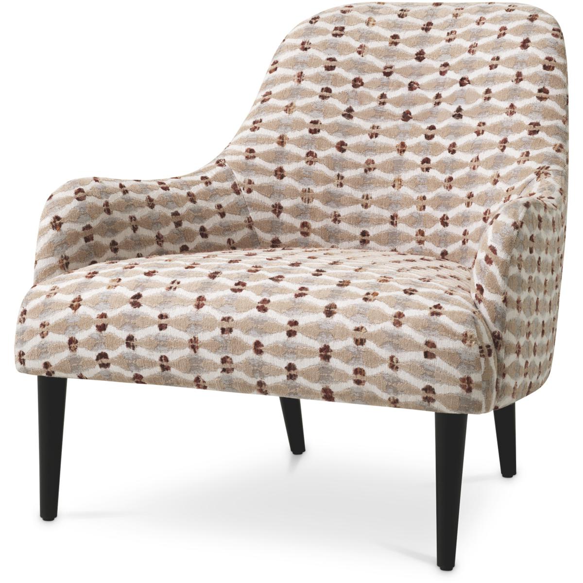 Eichholtz A120502 Colette Ariane Beige Orange Armchair