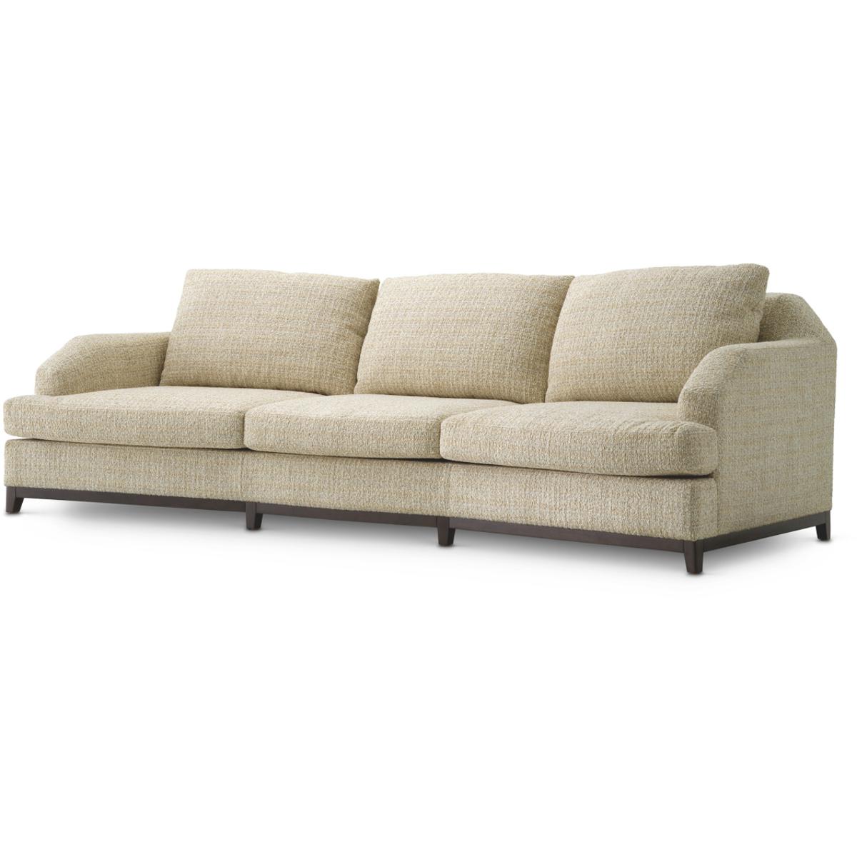 Eichholtz A121473 Vestry Winslow Chenille Beige Sofa