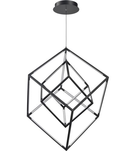Elk Home 85145/LED Cube Squared LED 18 inch Matte Black Pendant Ceiling Light 85145-led_alt1.jpg