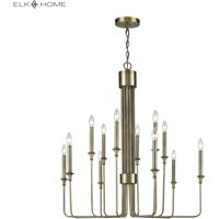 Elk Home 1141-037 Edward 12 Light 36 inch Antique Brass Chandelier Ceiling Light 1141-037_alt9.jpg thumb