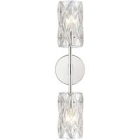 Elk Home 82195/2 Formade Crystal 2 Light 5 inch Polished Chrome Sconce Wall Light thumb