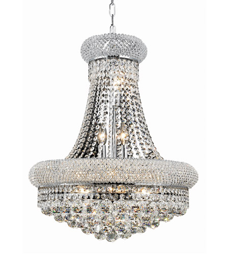 Elegant Lighting 1282D-R-S-CL/RC Mini Collection 2-Light Chrome Fix with Clear Royal Cut Crystal 