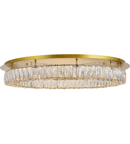 gold flush light fixtures