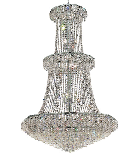 Elegant Lighting Veca1g42c Ec Belenus 32 Light 42 Inch Chrome