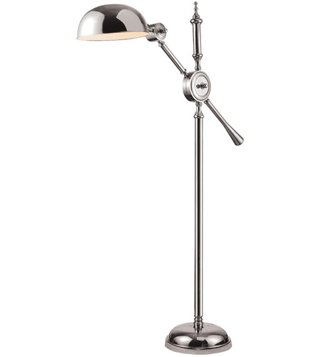 Chrome Floor Lamp Portable Light, Chrome Task Floor Lamp