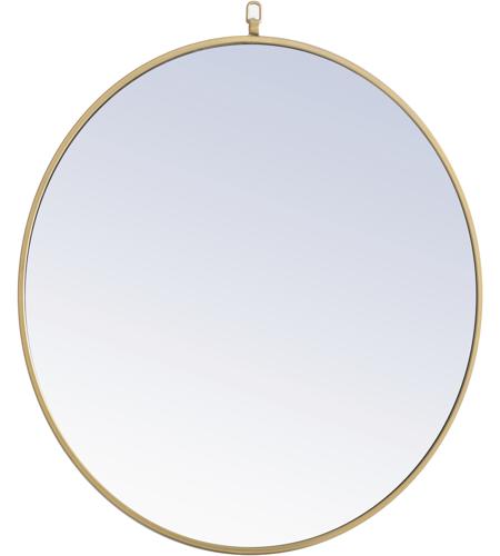 Elegant Lighting Mr4055br Eternity 28 X, 48 Inch Round Mirror Brass