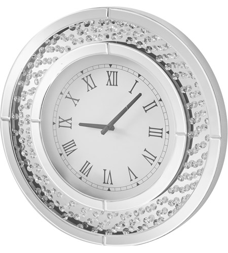 Elegant Lighting Mr9115 Sparkle Clear Wall Clock