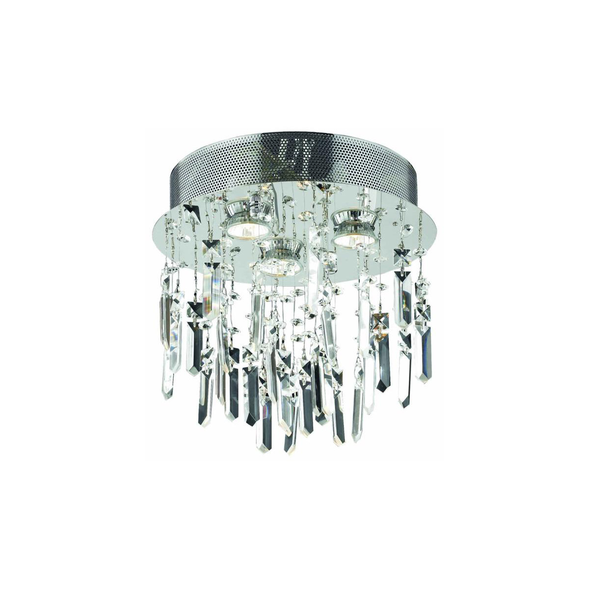 Details About Asfour Crystal Flush Mount Ceiling Dining Room Bedroom Hallway Lamp 3 Light 13