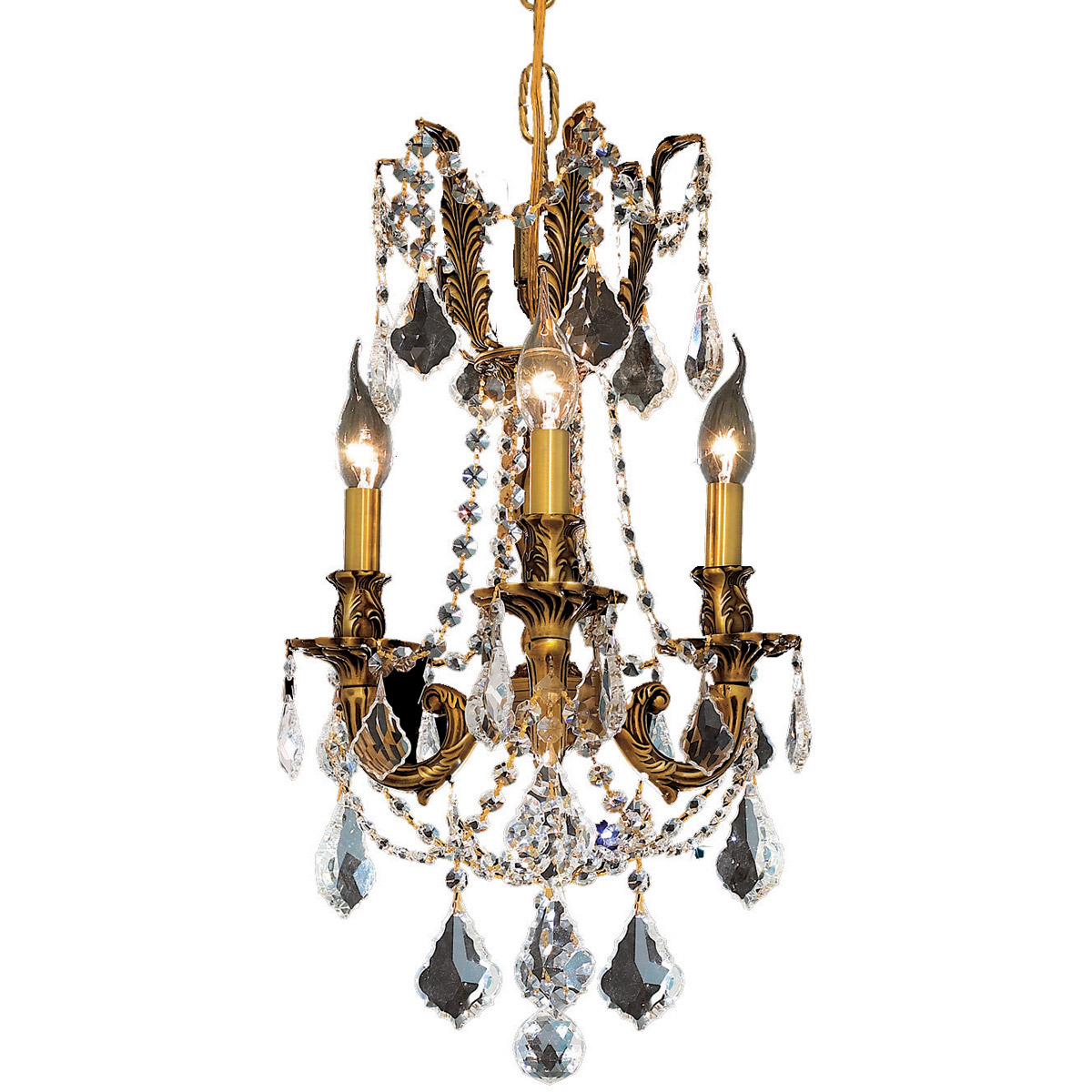 ASFOUR CRYSTAL CHANDELIER FRENCH GOLD HALLWAY BEDROOM ...