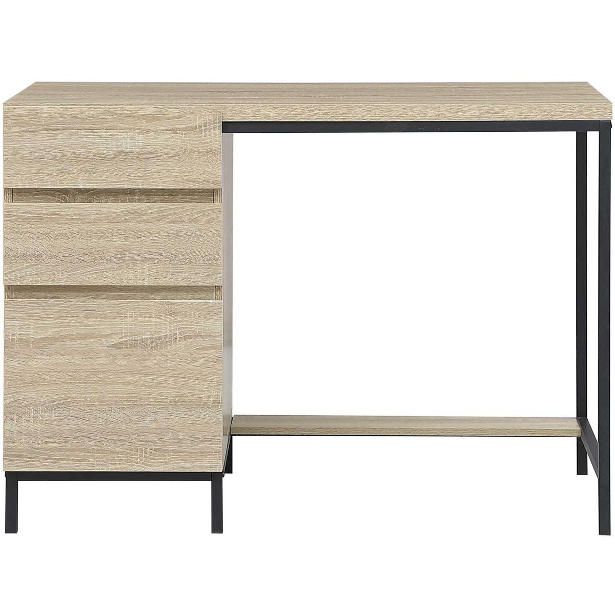 Elegant Lighting AF110742MW Emerson 42 inch Mango Wood and Black Desk