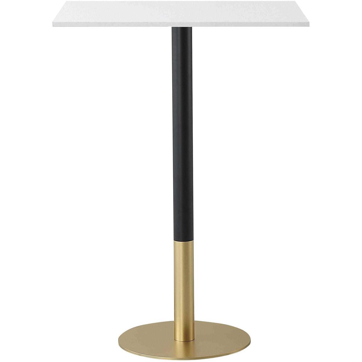 Elegant Lighting AF11R2428WH Ronan 39.5 X 28 inch White and Gold Pub Table