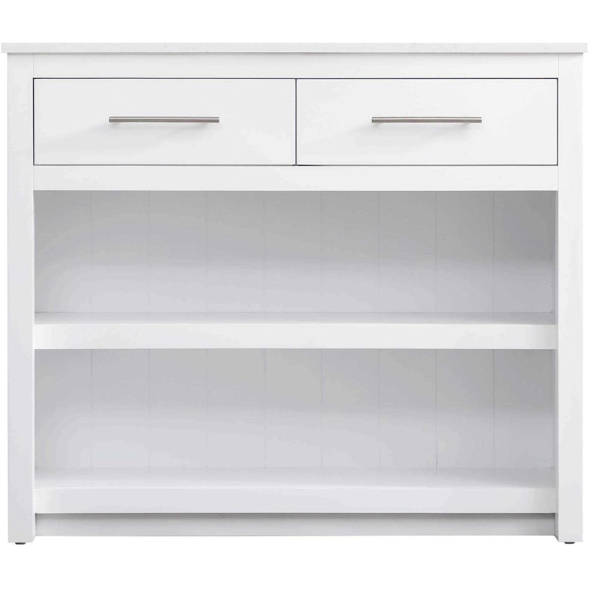 Elegant Lighting KD0142WH Osman White Kitchen Island in 42 in