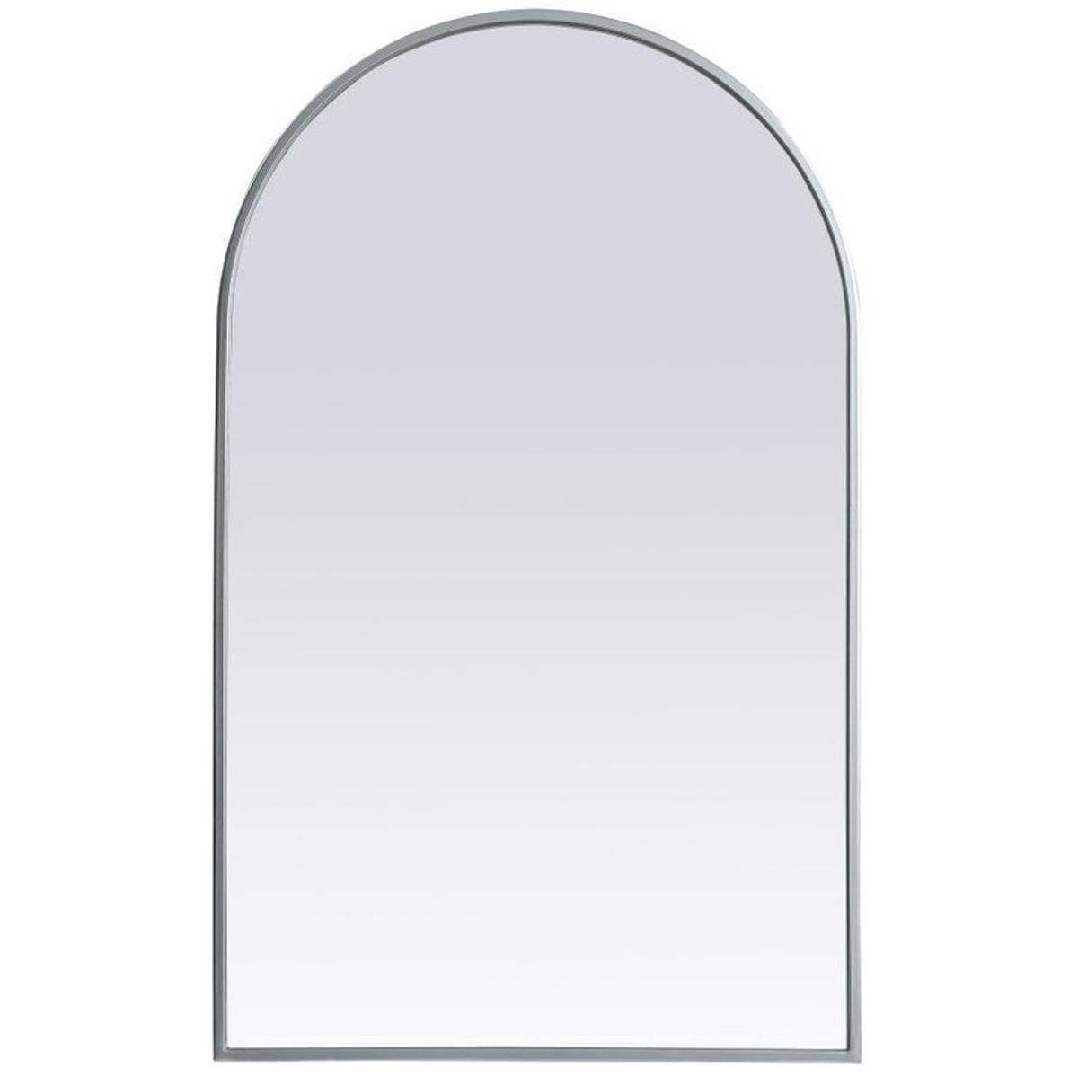 Elegant Lighting MR1A2236SIL Ayra 36 X 22 inch Silver Mirror
