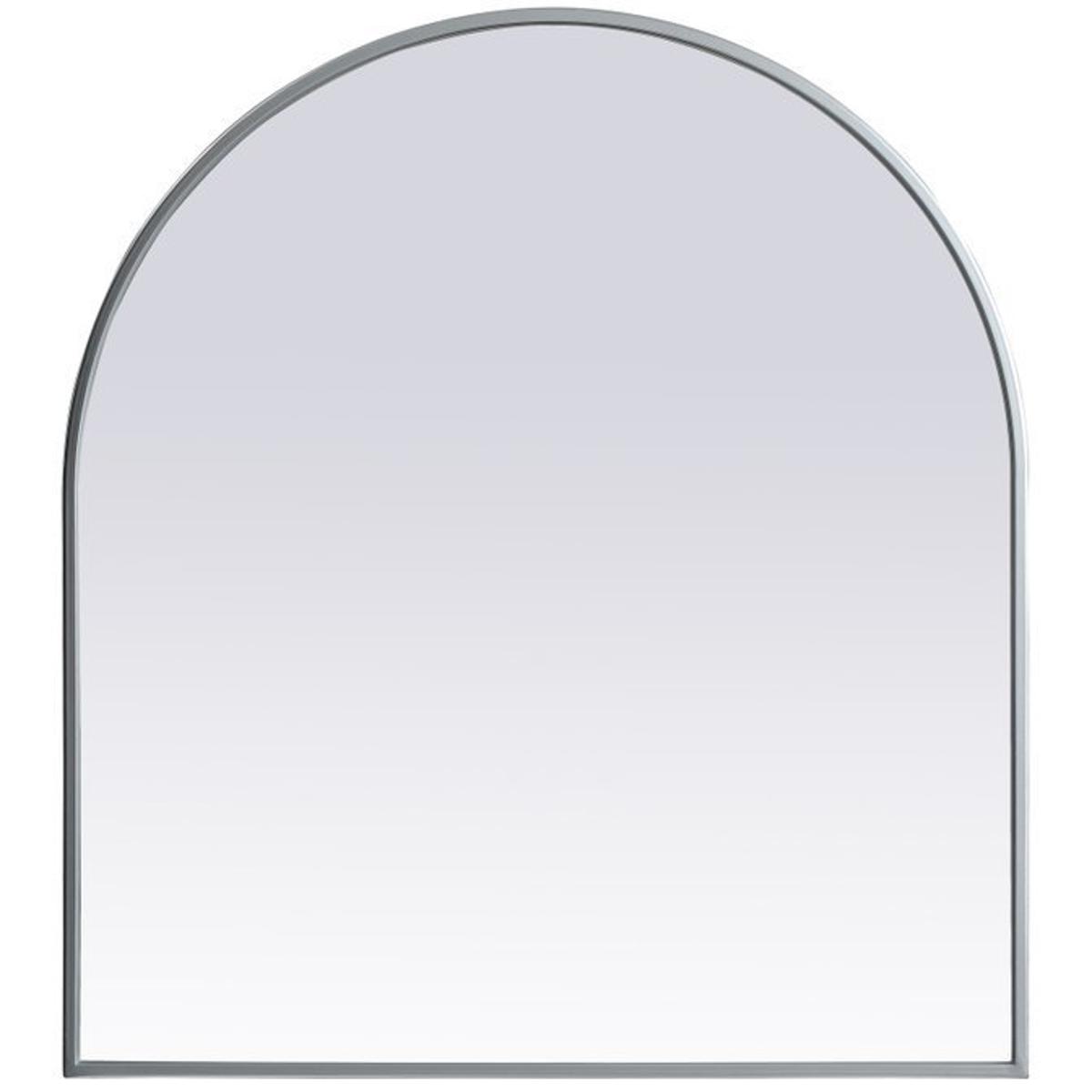Elegant Lighting MR1A2730SIL Ayra 30 X 27 inch Silver Mirror