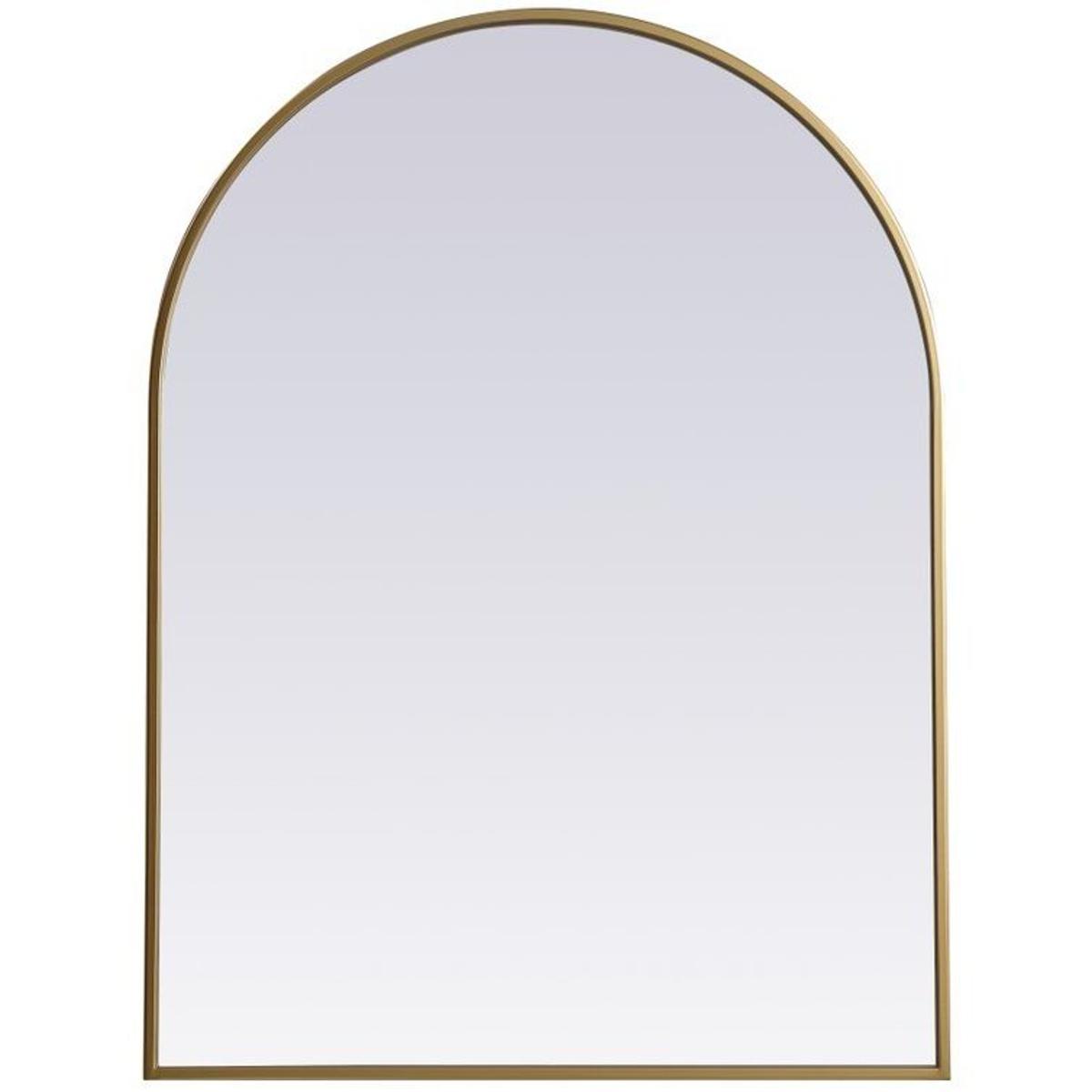 Elegant Lighting MR1A2736BRS Ayra 36 X 27 inch Brass Mirror