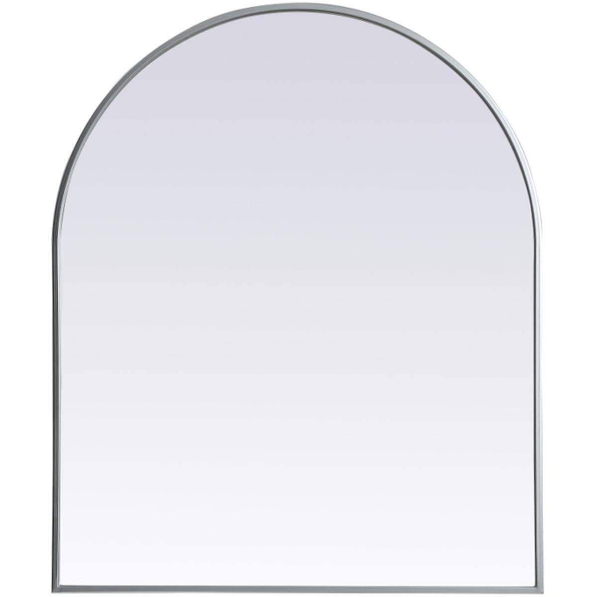 Elegant Lighting MR1A3036SIL Ayra 36 X 30 inch Silver Mirror in 30 x 36
