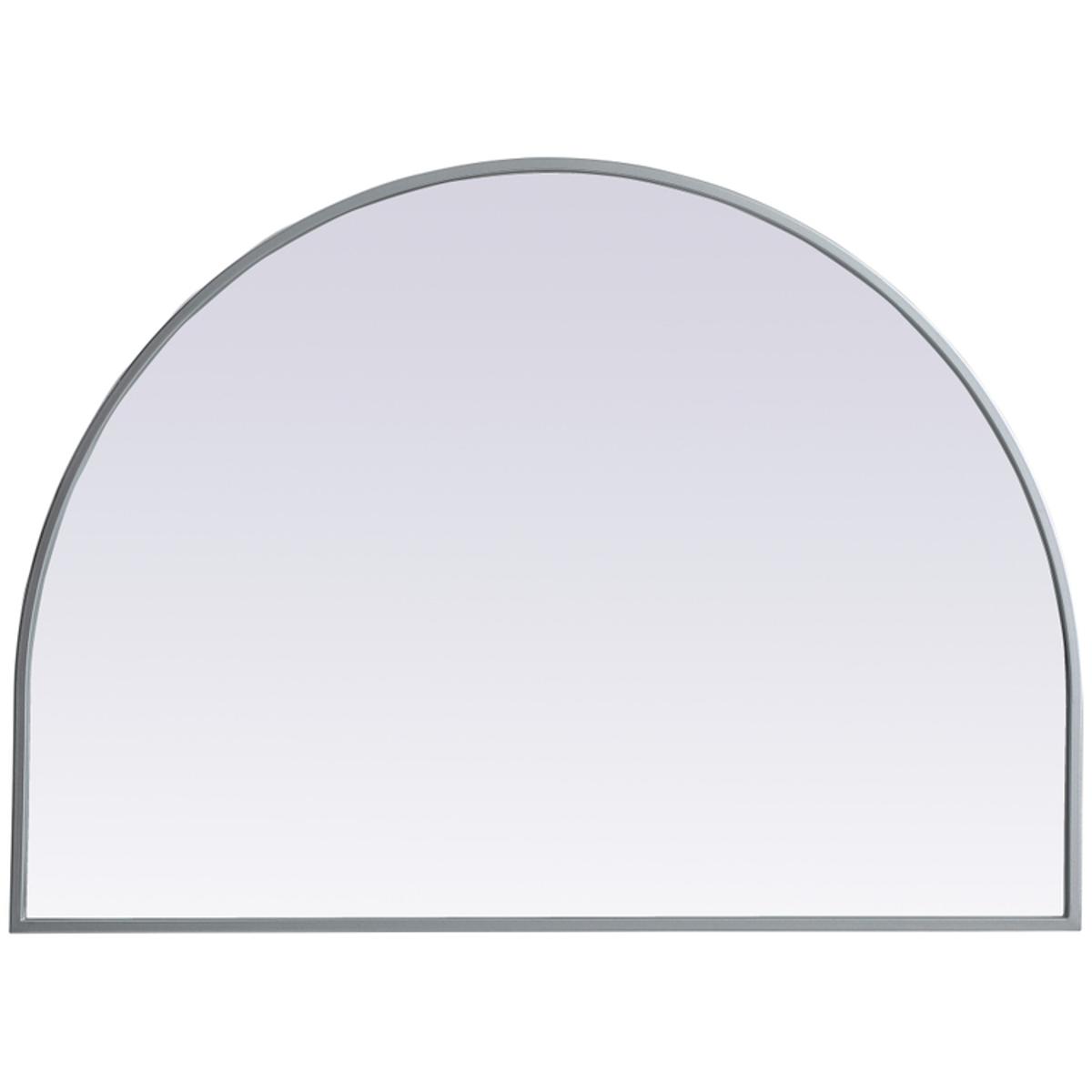 Elegant Lighting MR1A3324SIL Ayra 33 X 24 inch Silver Mirror