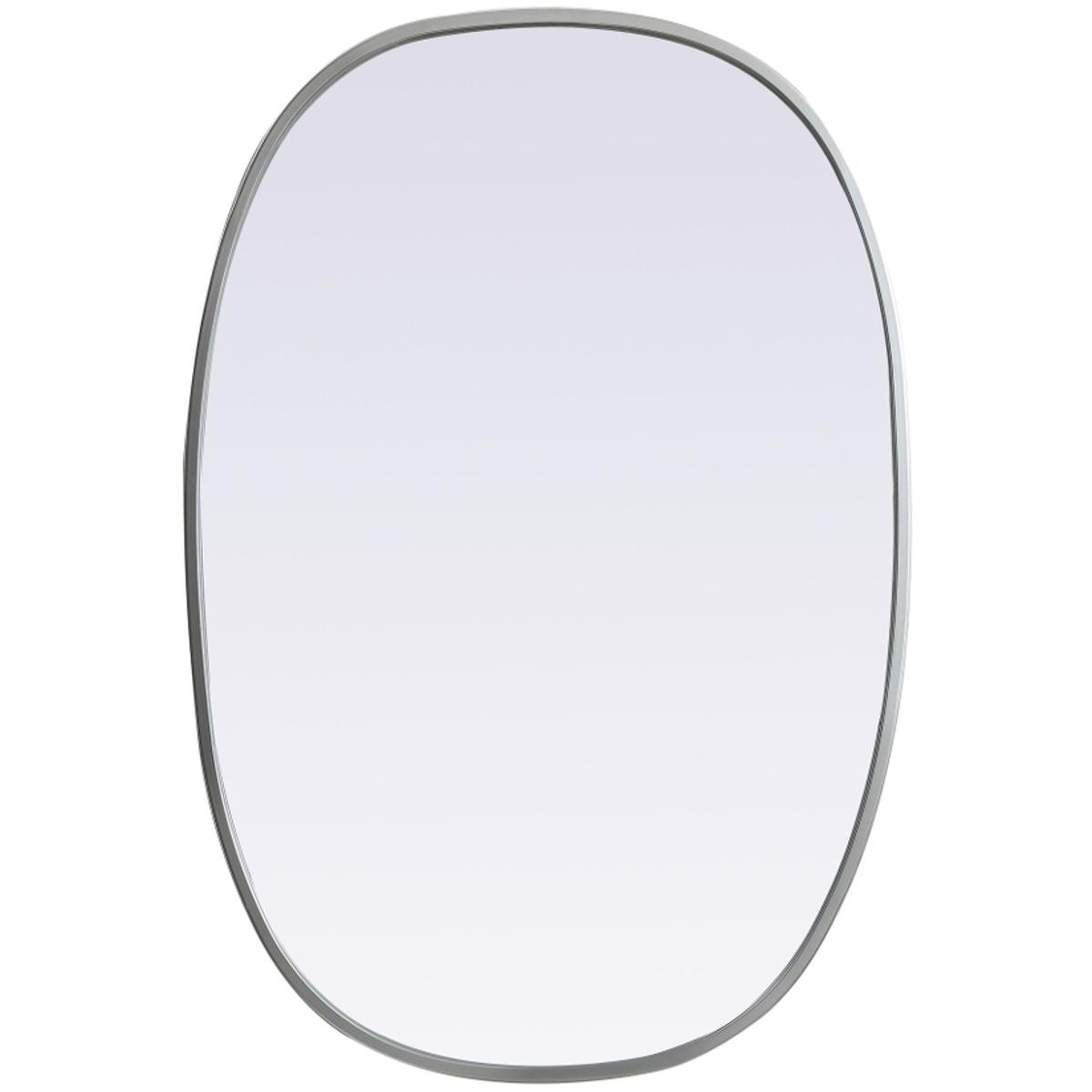 Elegant Lighting MR2B2030SIL Brynn 30 X 20 inch Silver Mirror in 20 x 30
