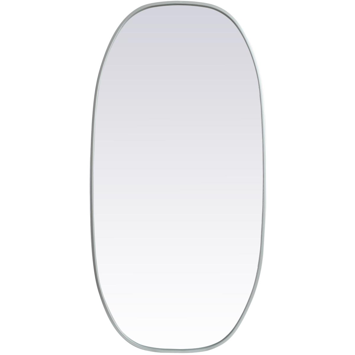 Elegant Lighting MR2B2448SIL Brynn 48 X 24 inch Silver Mirror in 24 x 48