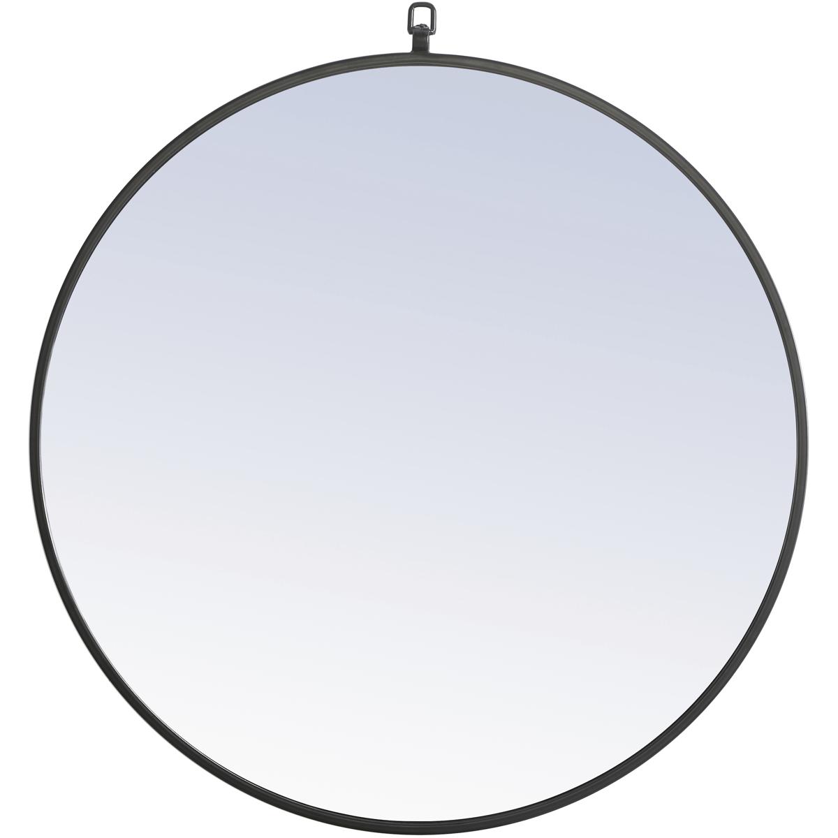 Elegant Decor Eternity 28 Inch Decorative Mirror Eternity - MR4054BK - Modern Contemporary
