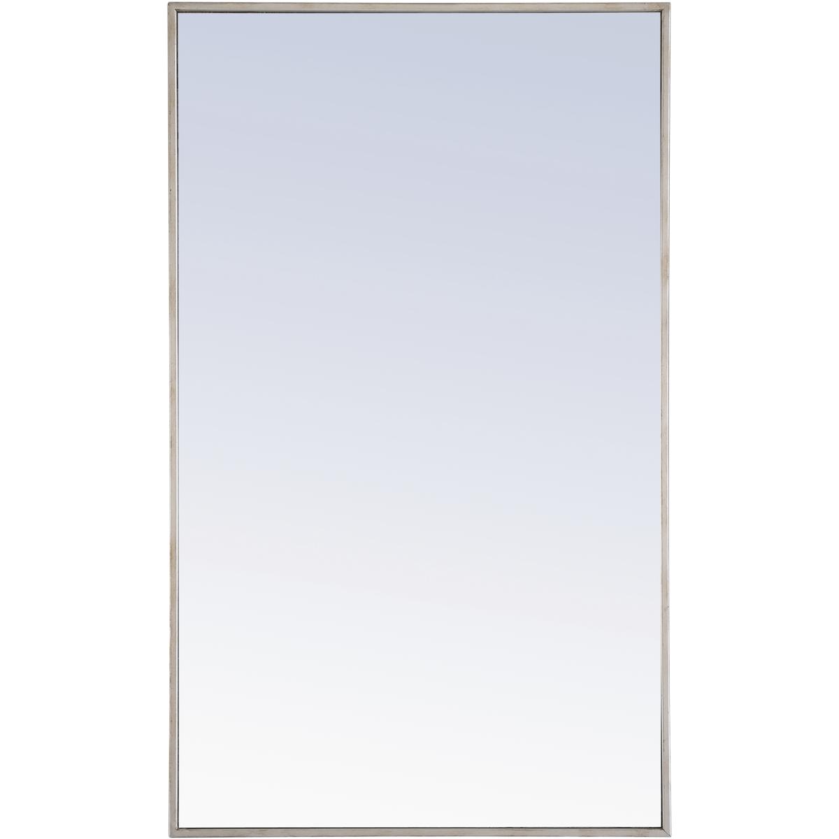 Elegant Lighting MR4076S Monet 40 X 24 inch Silver Wall Mirror