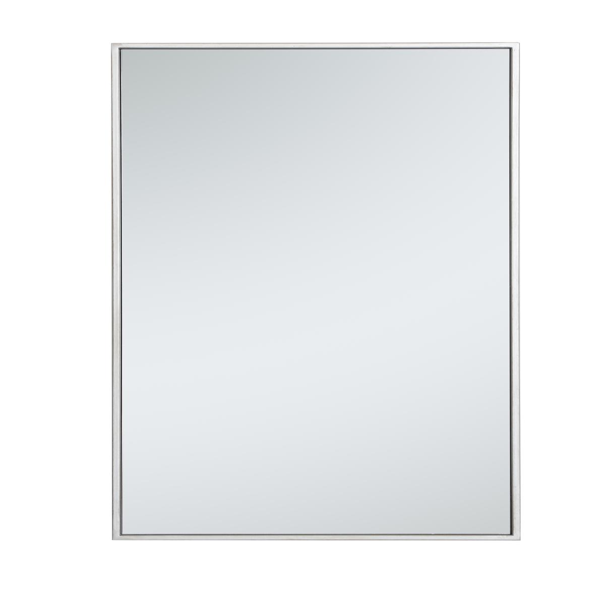 Elegant Lighting MR41836S Monet 36 X 18 inch Silver Wall Mirror