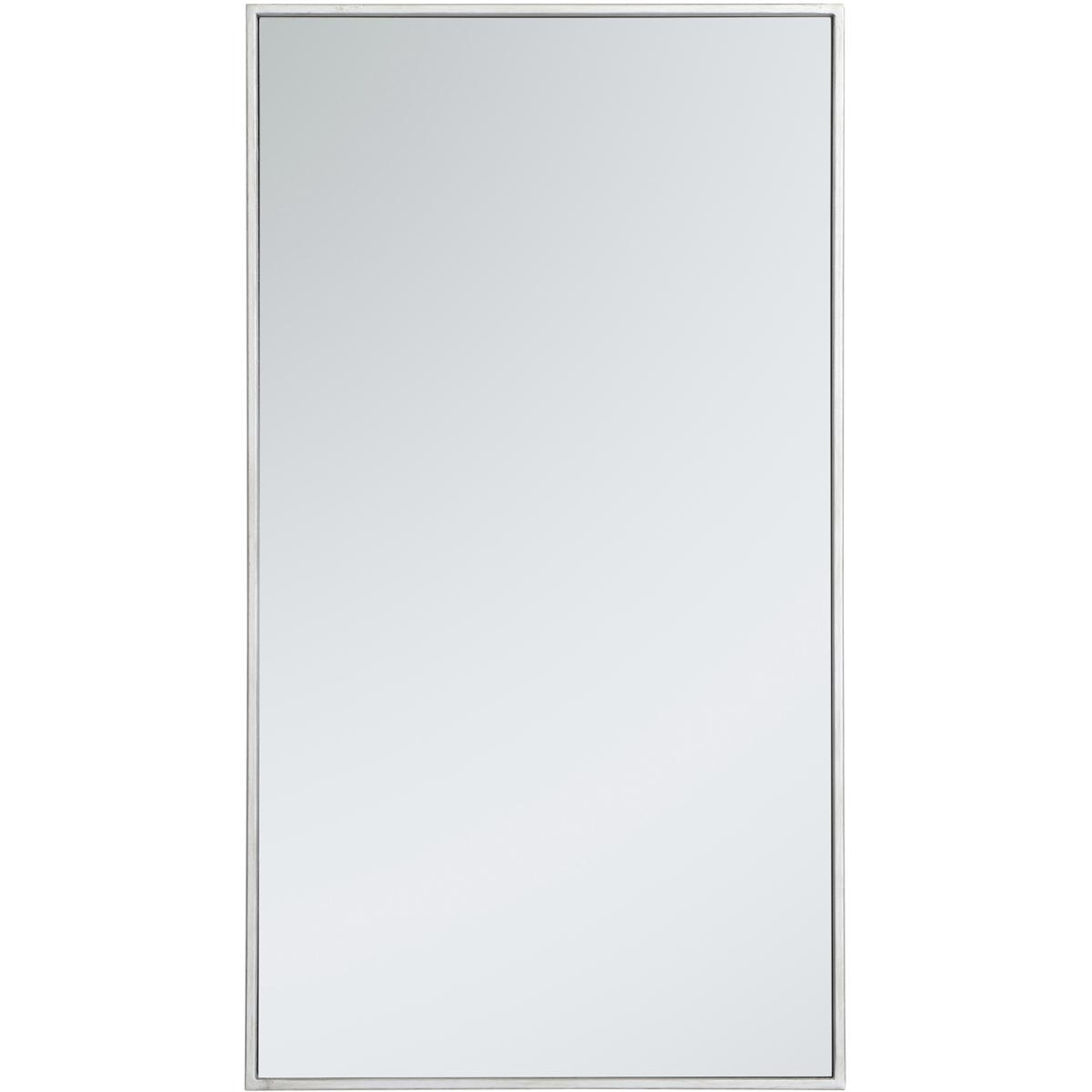 Elegant Lighting MR42036S Monet 36 X 20 inch Silver Wall Mirror