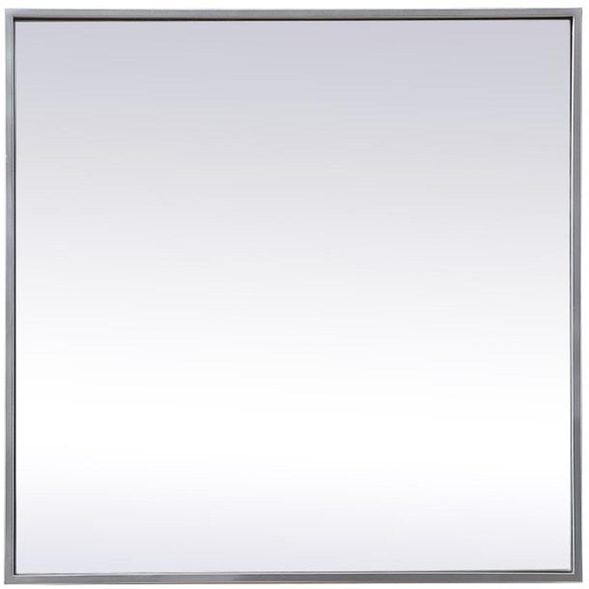 Elegant Lighting MR42424S Eternity 24 X 24 inch Silver Vanity Mirror