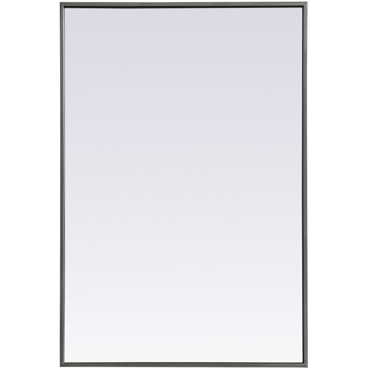 Elegant Lighting MR42436S Eternity 36 X 24 inch Silver Mirror in 24 x 36