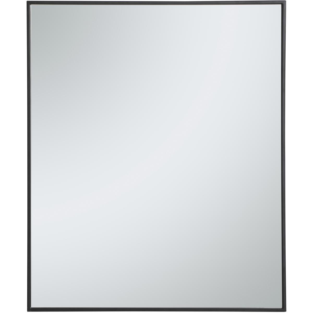 Elegant Lighting MR43036BK Monet 36 X 30 inch Black Wall Mirror