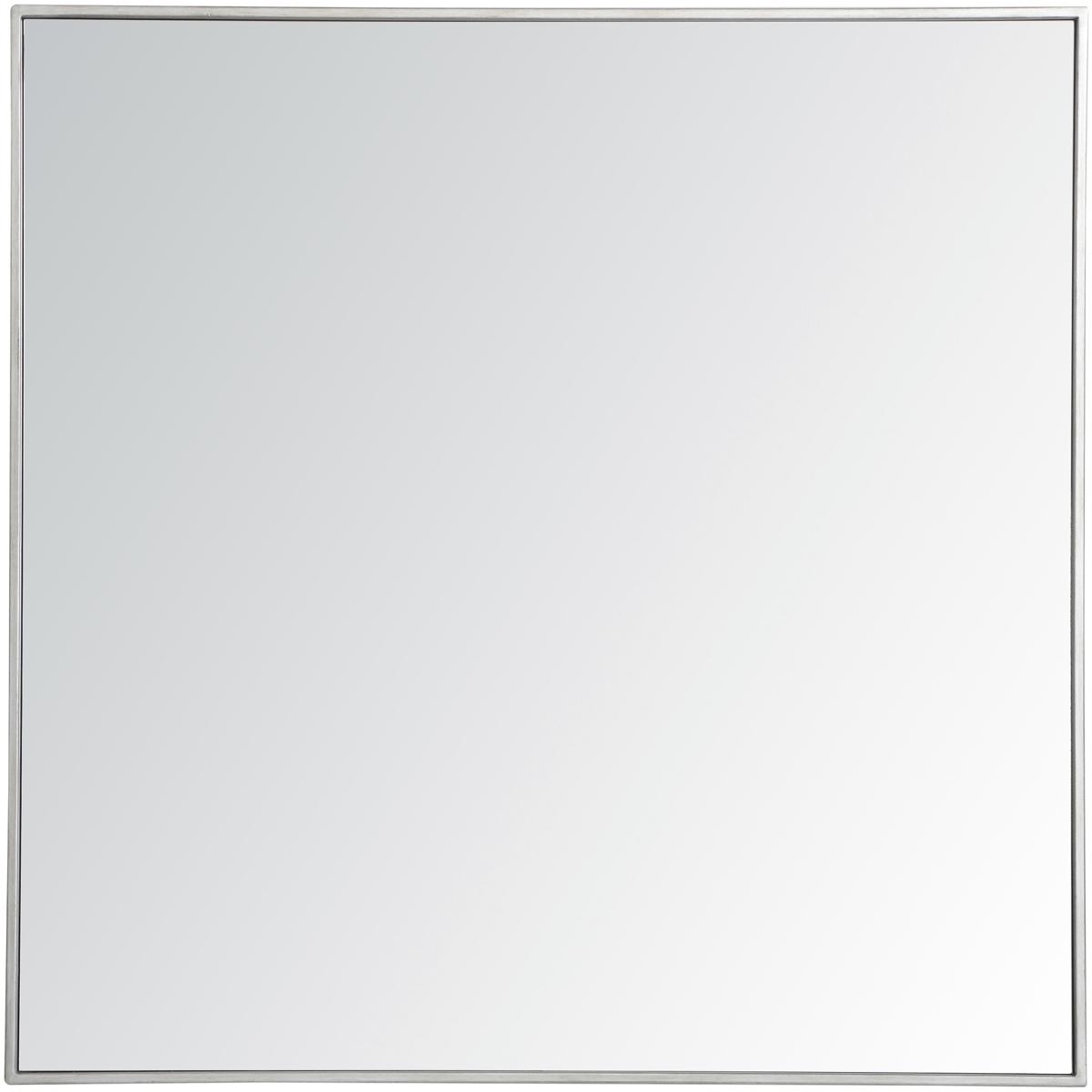 Elegant Lighting MR43636S Monet 36 X 36 inch Silver Wall Mirror