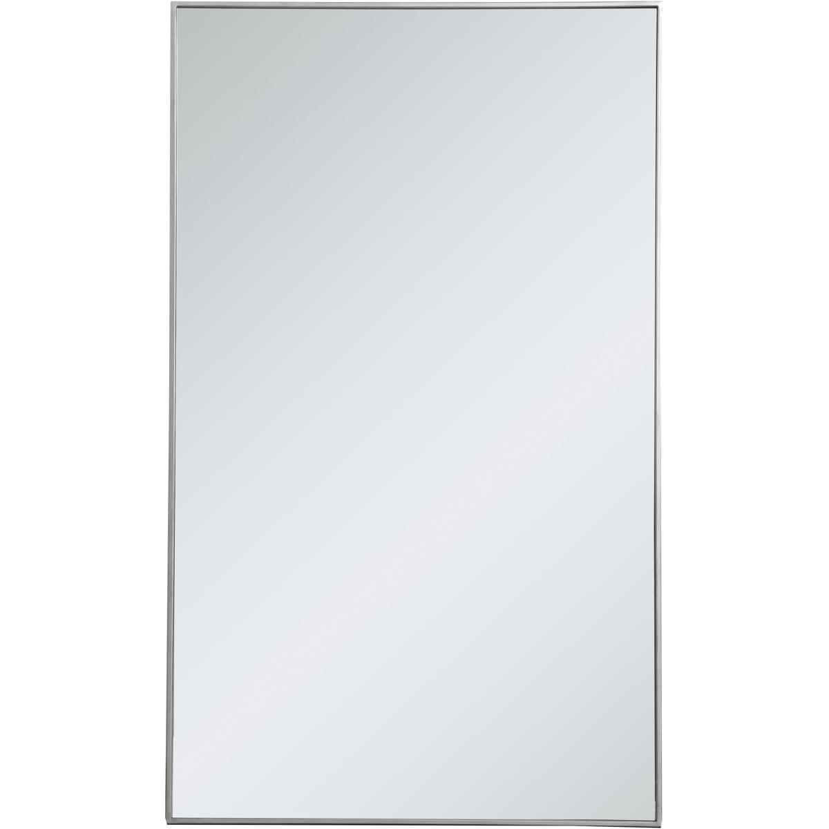 MR43660S 36 in. Metal Frame Rectangle Mirror in Silver - 35.25 x 71.25 x 0.16 in.