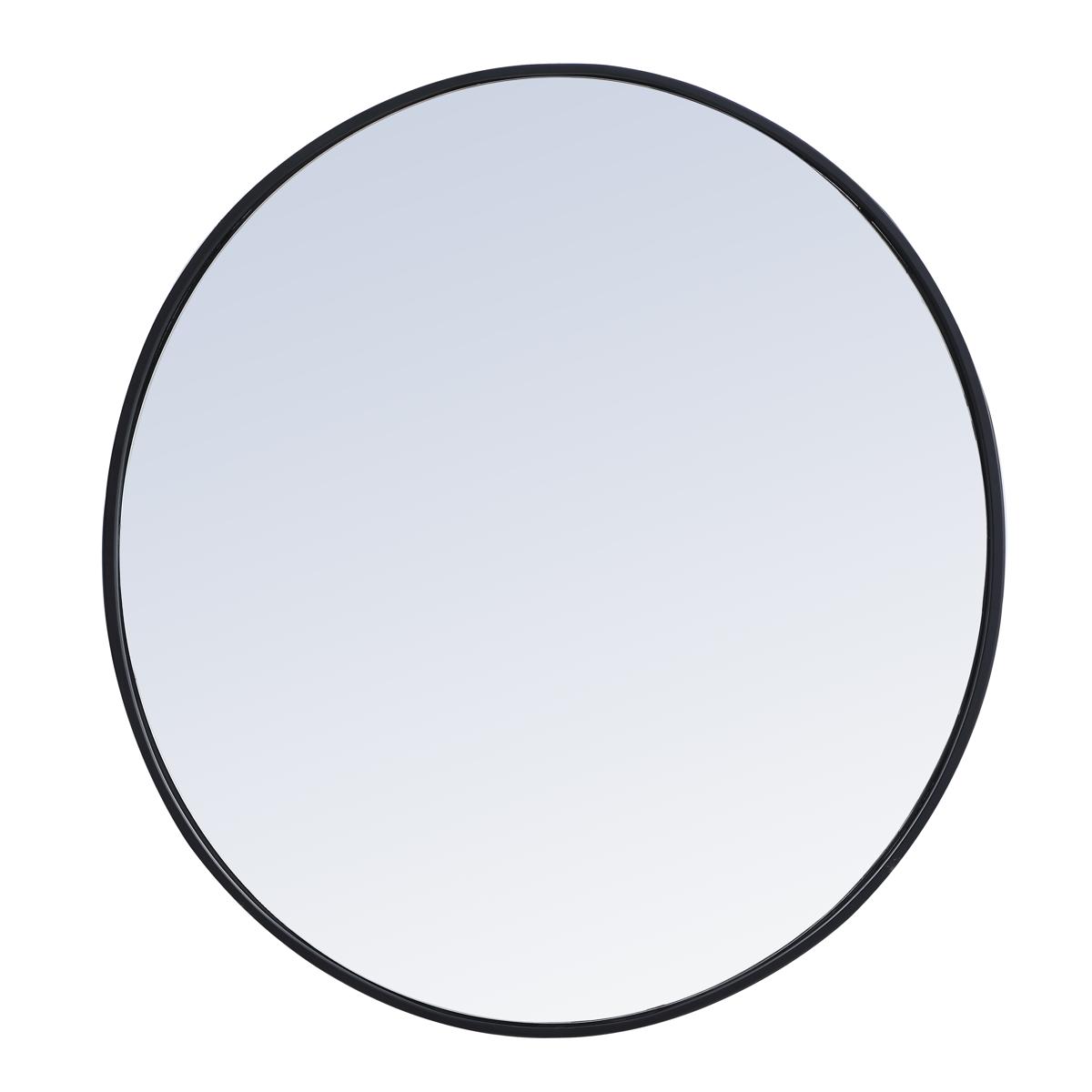 Elegant Lighting MR4624BK Eternity 34 X 24 inch Black Wall Mirror