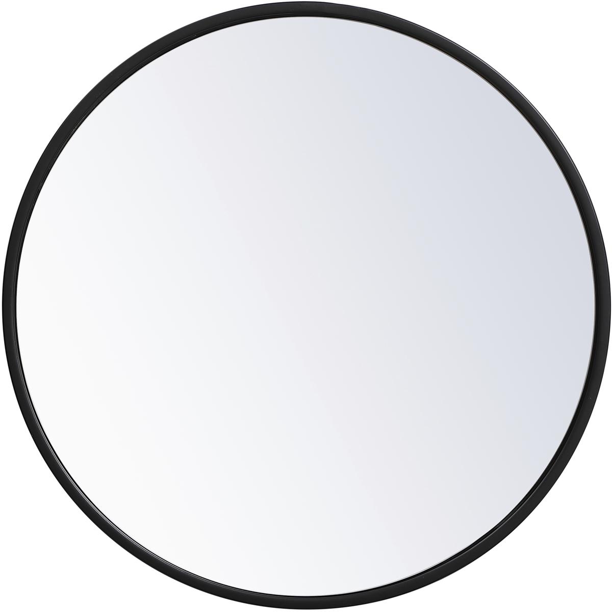 Elegant Lighting MR4818BK Eternity 18 X 18 inch Black Wall Mirror