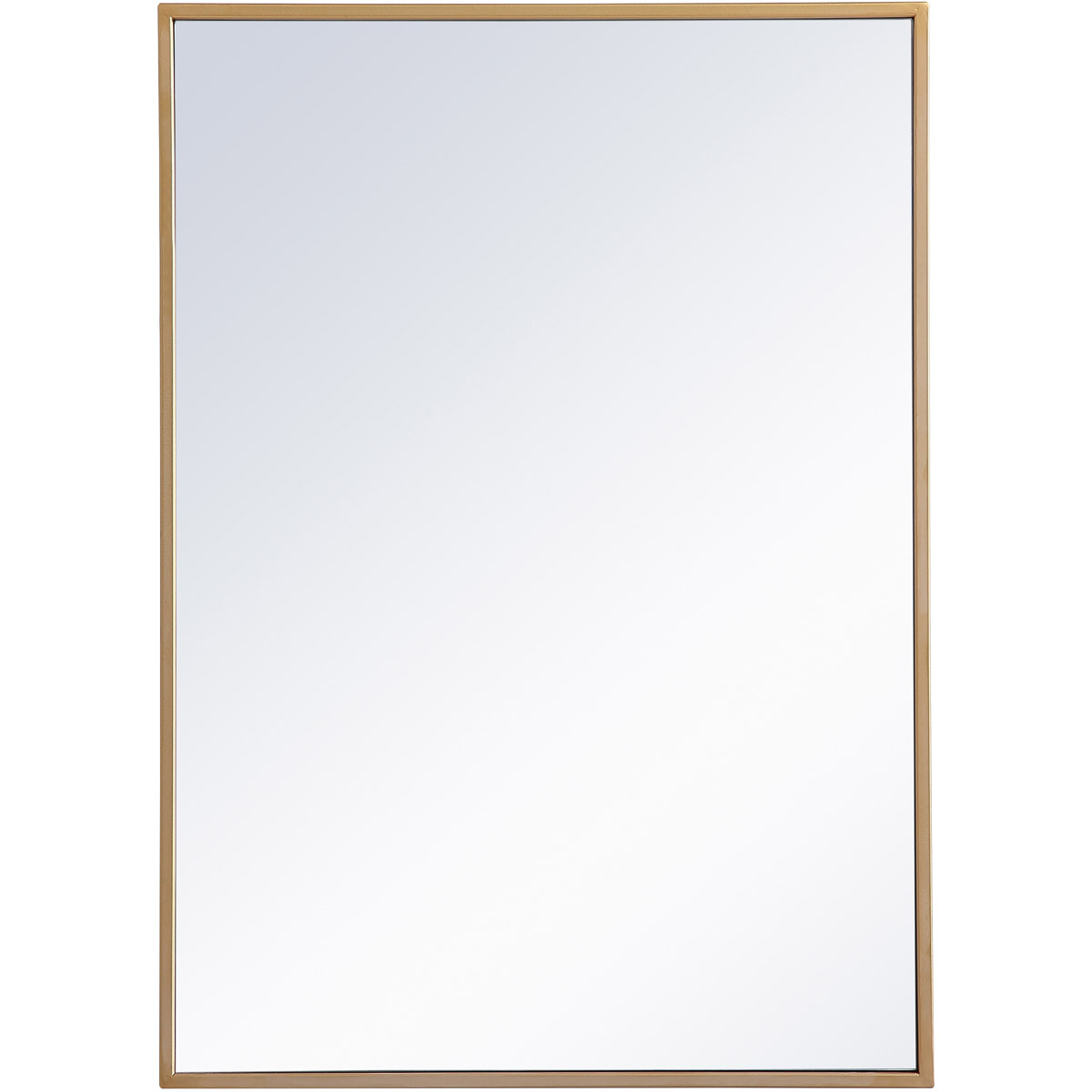 Elegant Lighting MR572028BRS Wyn 28 X 20 inch Brass Medicine Cabinet